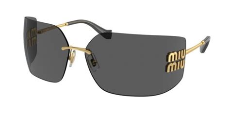 miu miu mu 54ys c80 5ak5s0|Miu Miu MU 54YS Sunglasses 5AK5S0 Gold .